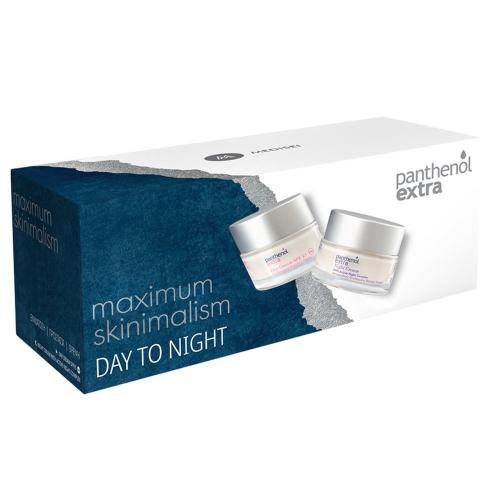 Panthenol Extra Πακέτο Προσφοράς Maximum Skinimalism Day to Night με Ενυδατική Κρέμα Ημέρας Spf15, 50ml & Αντιρυτιδική Κρέμα Νύχτας 50ml